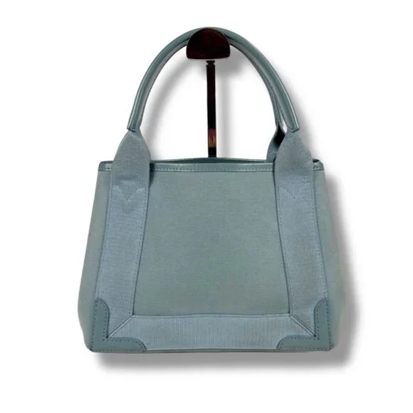 Balenciaga Navy Cabas Xxs Mini Tote Shoulder Bag 2-Way Light Blue - Picture 2 of 13